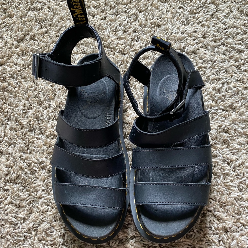 Dr. Martens Black Blair Sandals